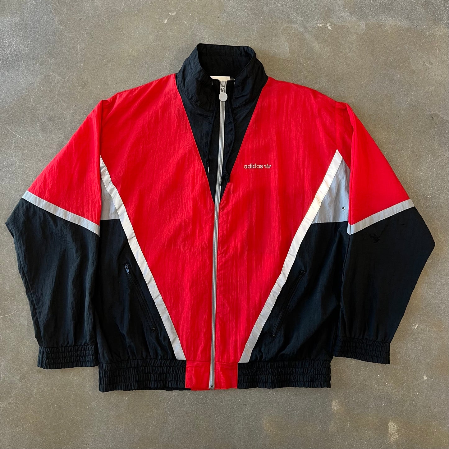 1990s Adidas 3M Zip-Up Jacket [XL]