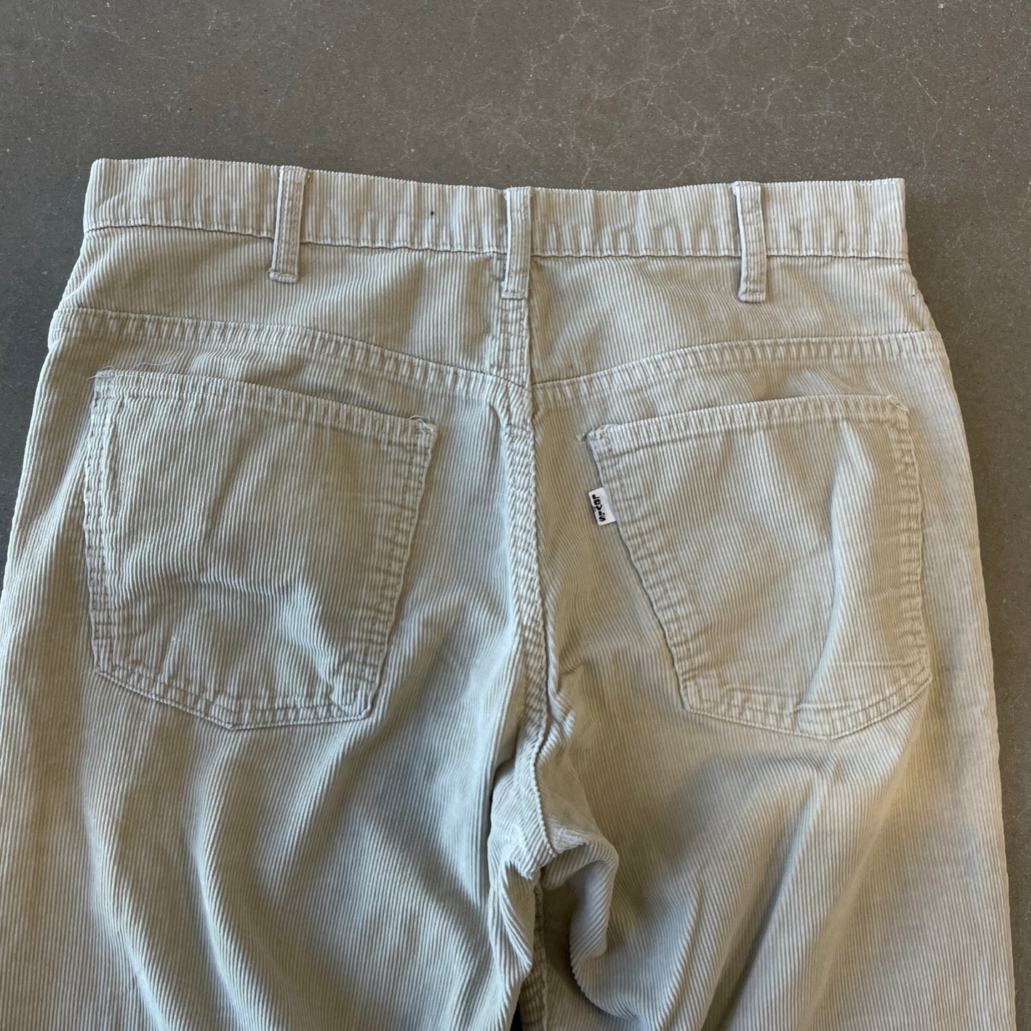 1990s Levis 517 Khaki Corduroy Flared Pants [32x32]