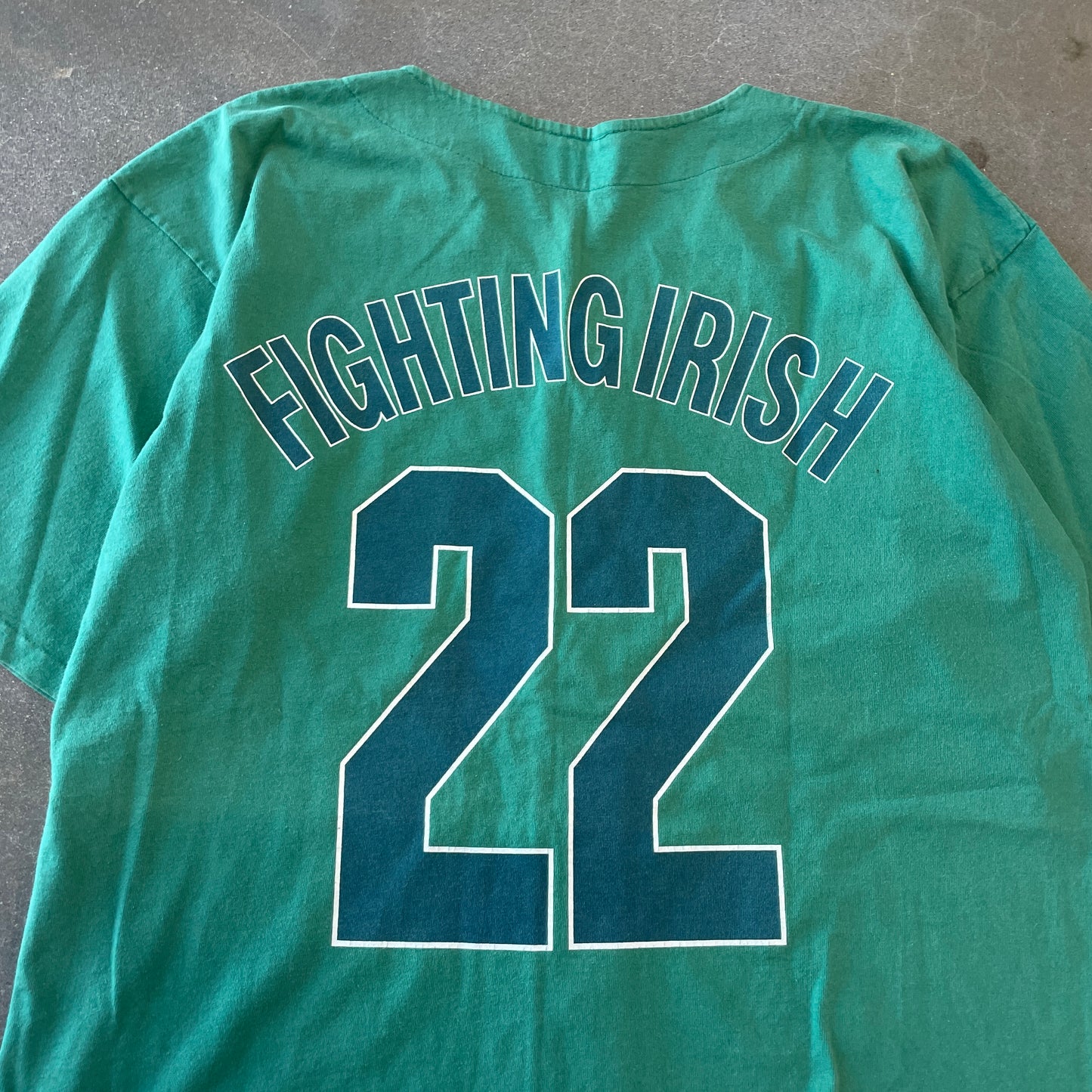 1990s Notre Dame Button-Up Baseball Jersey