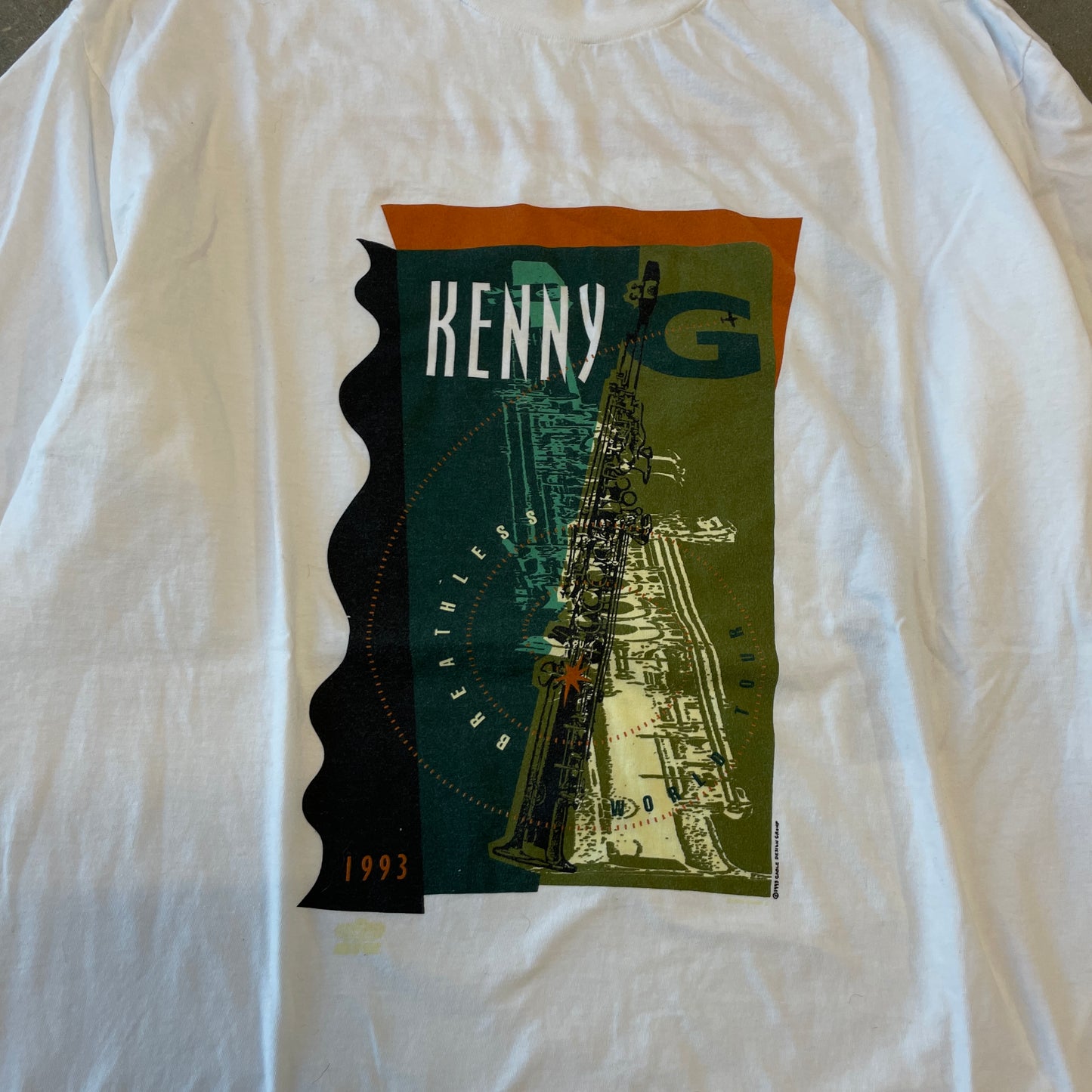 1993 Kenny G European Tour T-Shirt