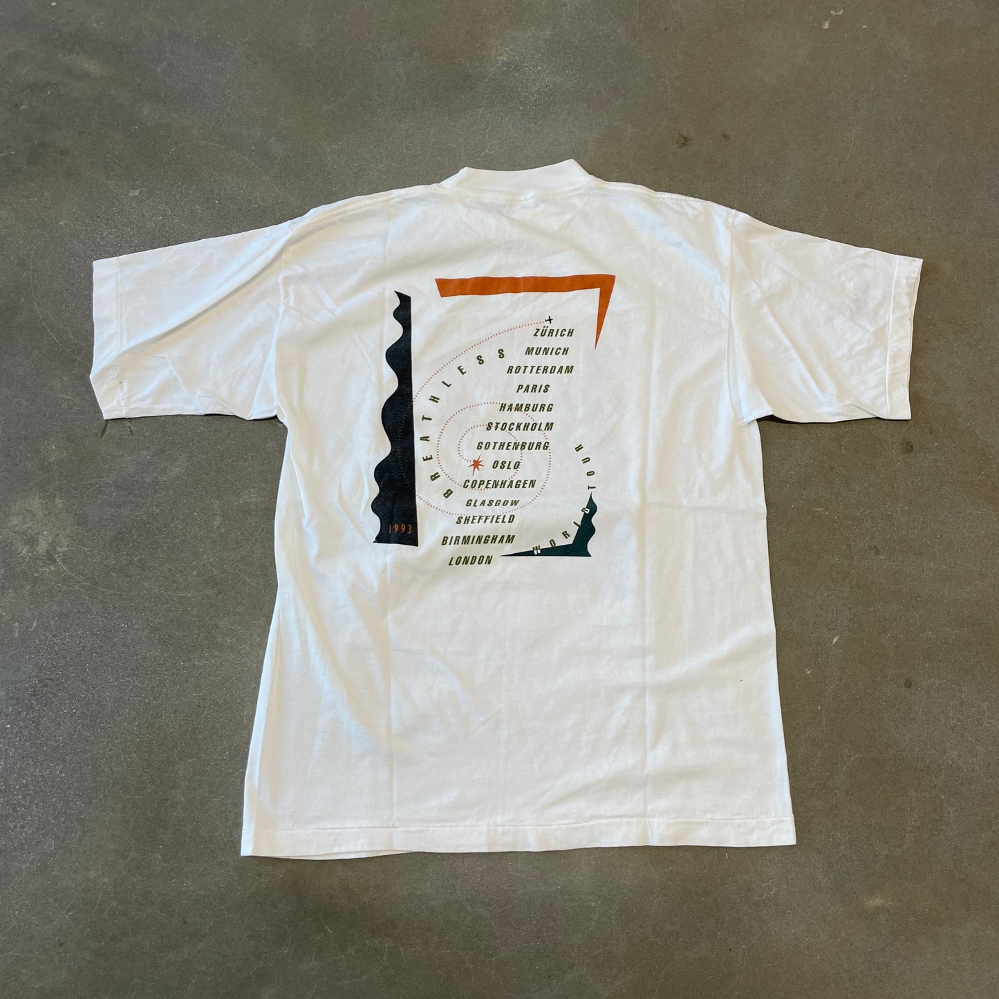 1993 Kenny G European Tour T-Shirt