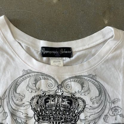 Y2K Chrome Hearts Looking Baby T-Shirt [XL]