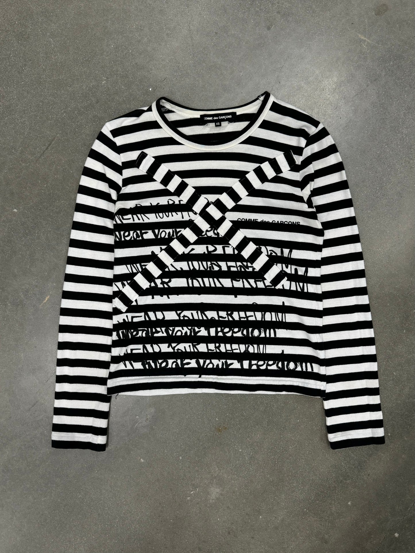Early 2000's Comme des Garçons Striped Longsleeve [XS]