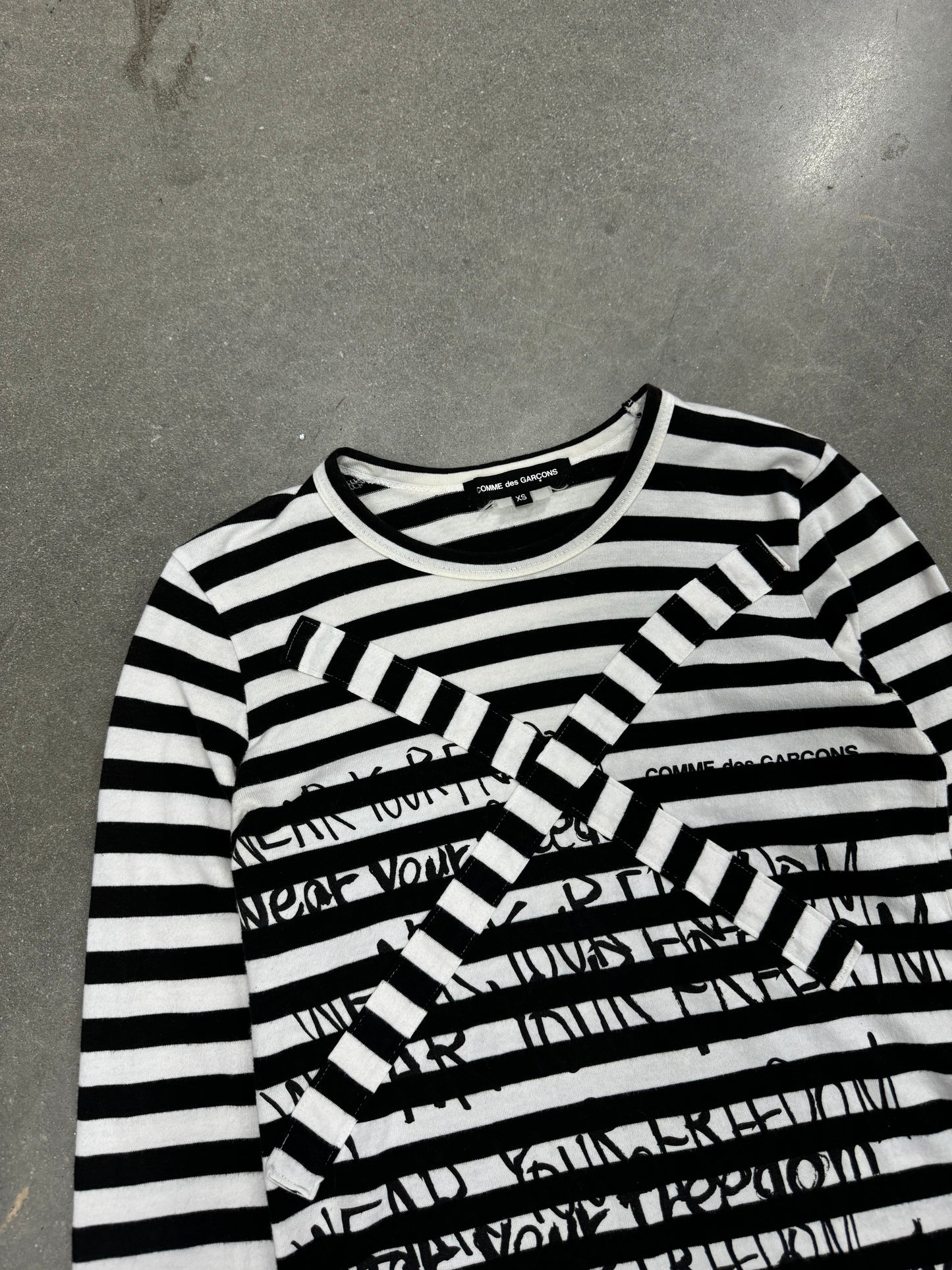 Early 2000's Comme des Garçons Striped Longsleeve [XS]