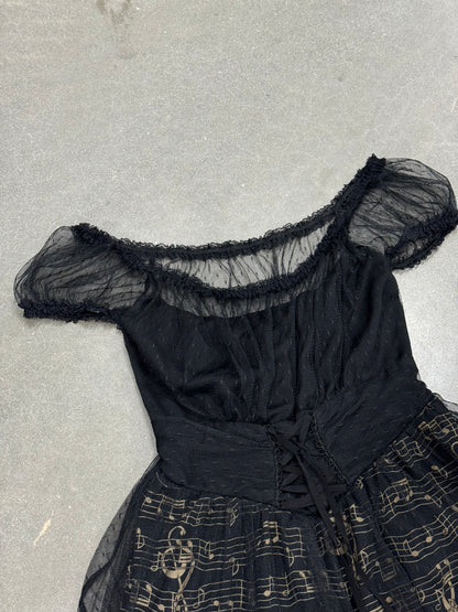 Vintage Y2K Ank Rouge Music Note Japanese Brand Dress [M]