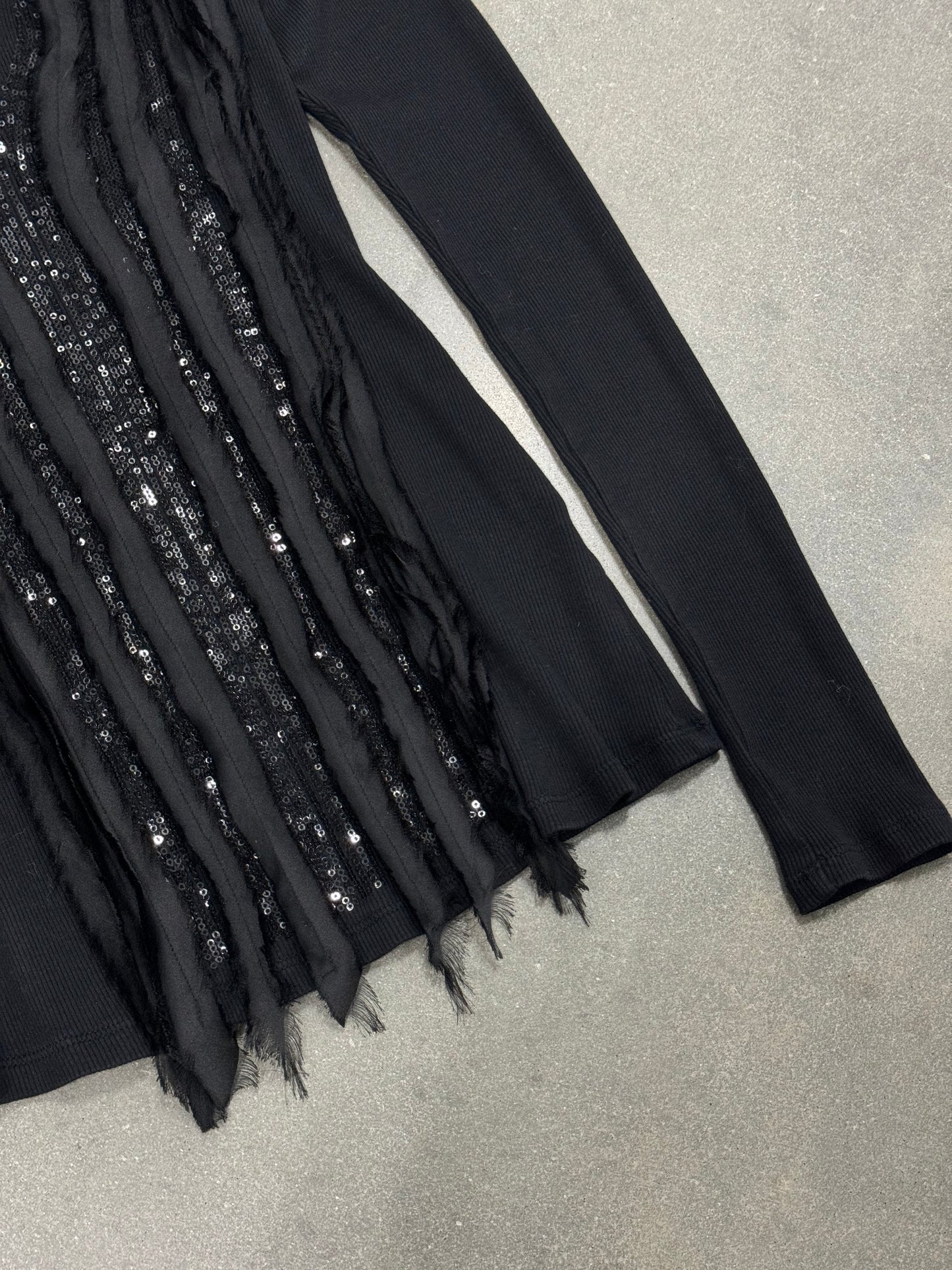 Vintage Y2K Sequin/Bedazzled Texture Top [XS]