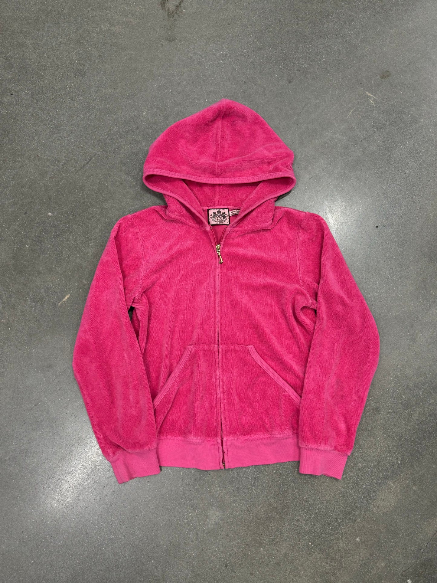 Vintage Y2K Juicy Couture Velour Zip-Up Jacket [M]