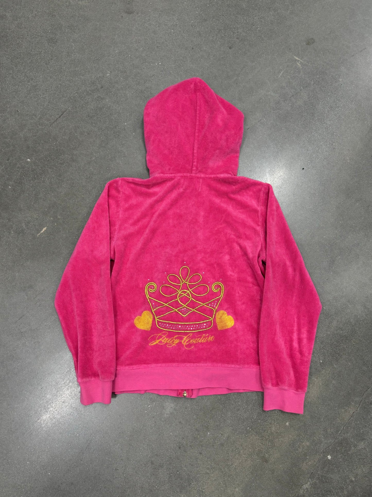 Vintage Y2K Juicy Couture Velour Zip-Up Jacket [M]