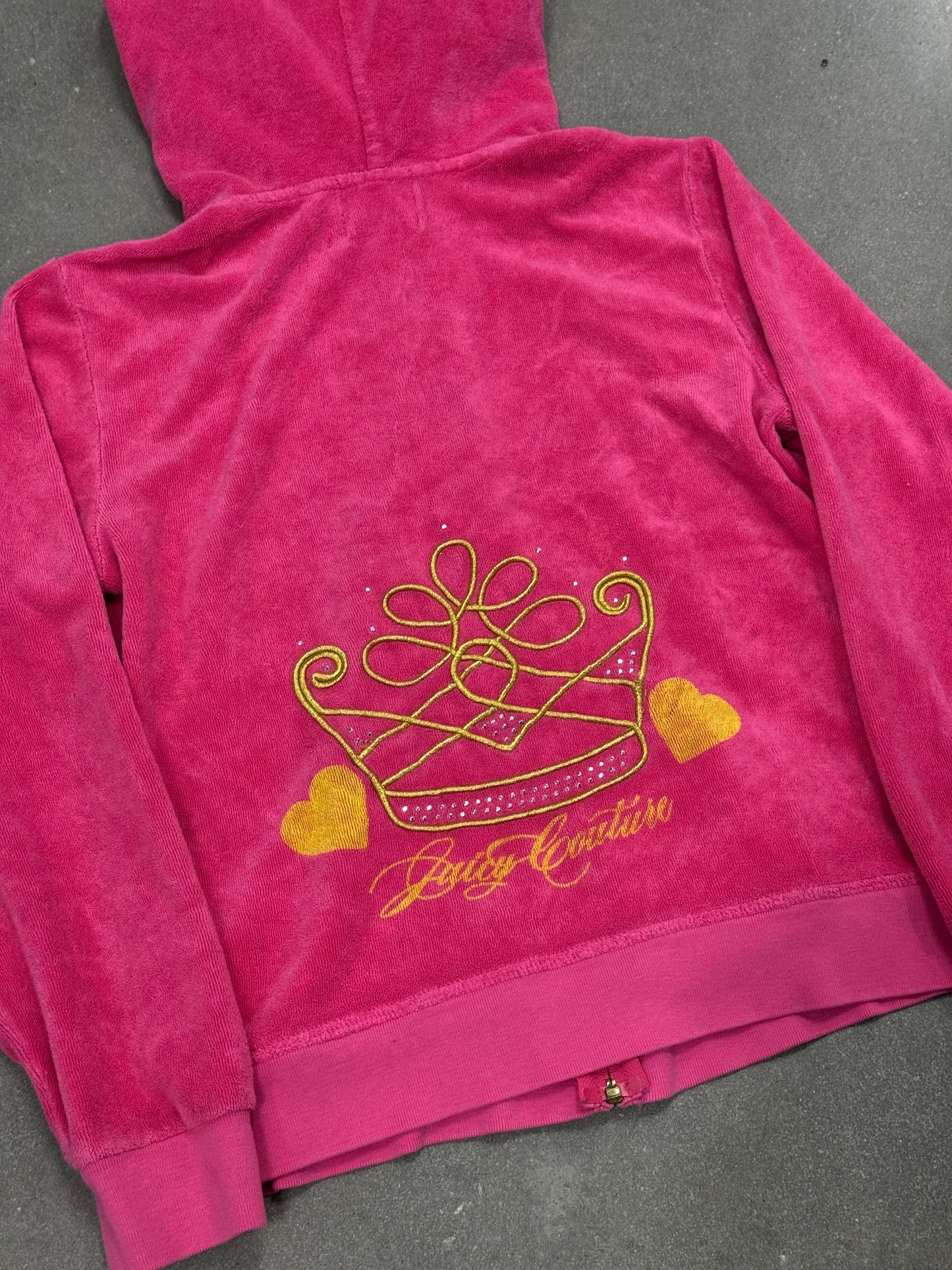 Vintage Y2K Juicy Couture Velour Zip-Up Jacket [M]