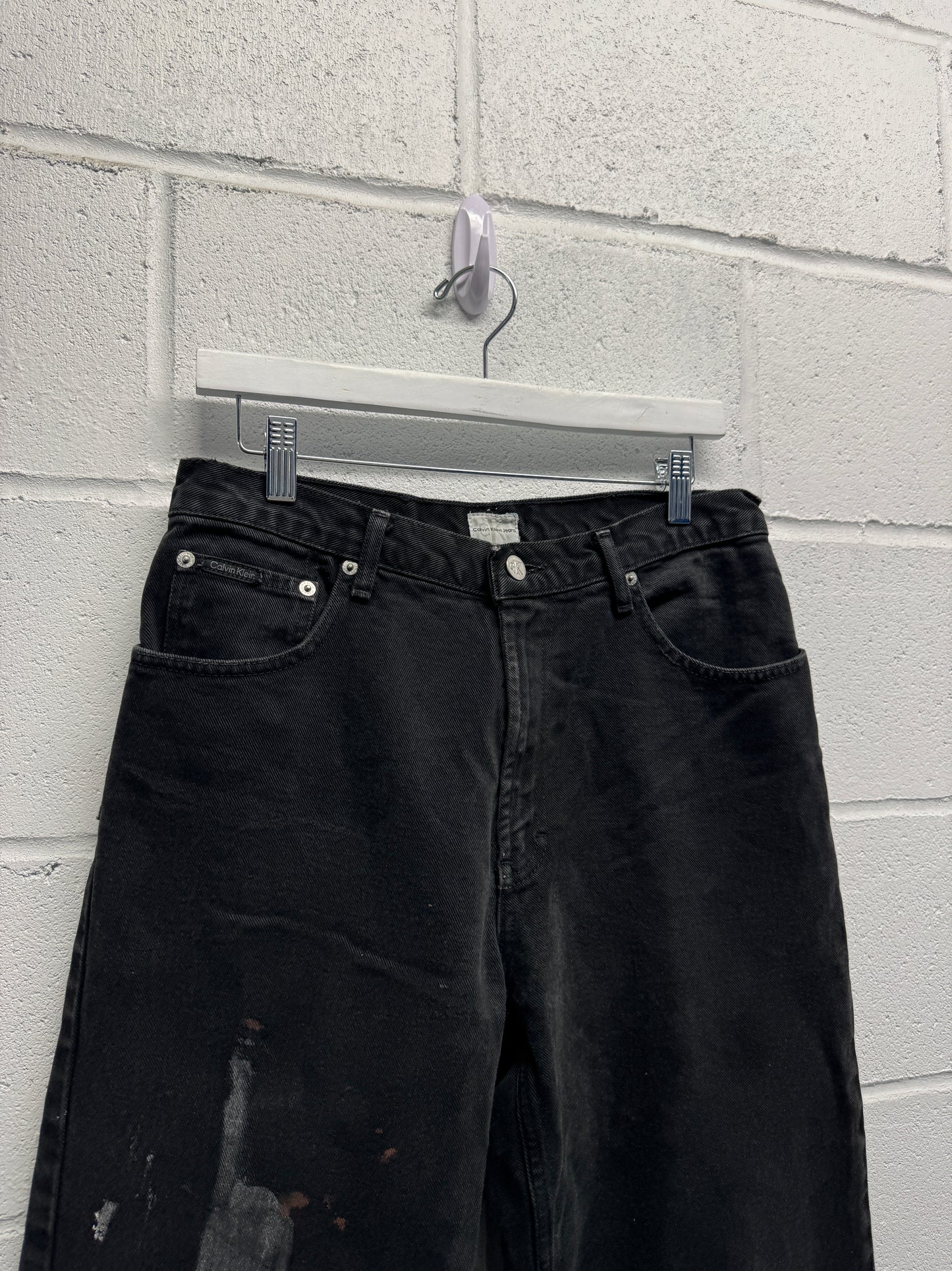 2000s Calvin Klein Paint Straight Jeans [31]