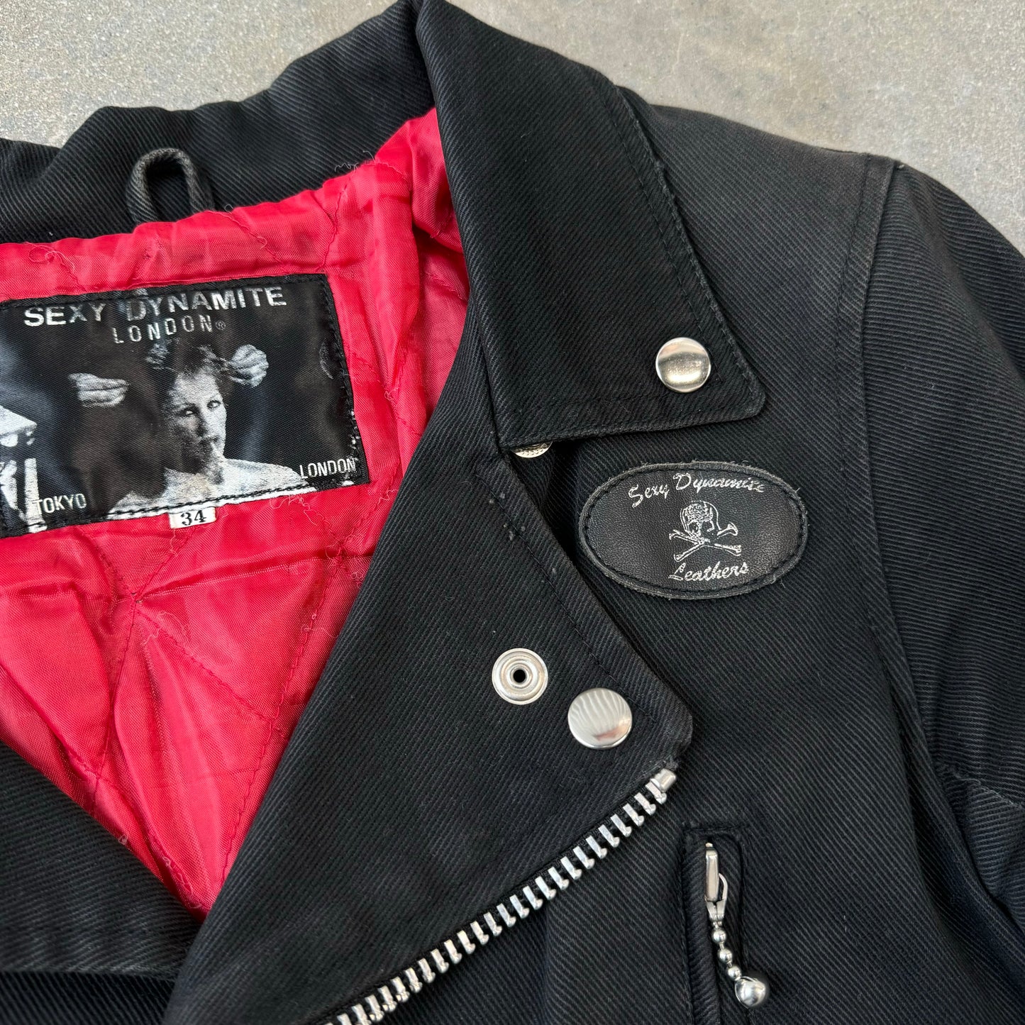 Vivienne Westwood-Esque Cropped Biker Jacket [S]