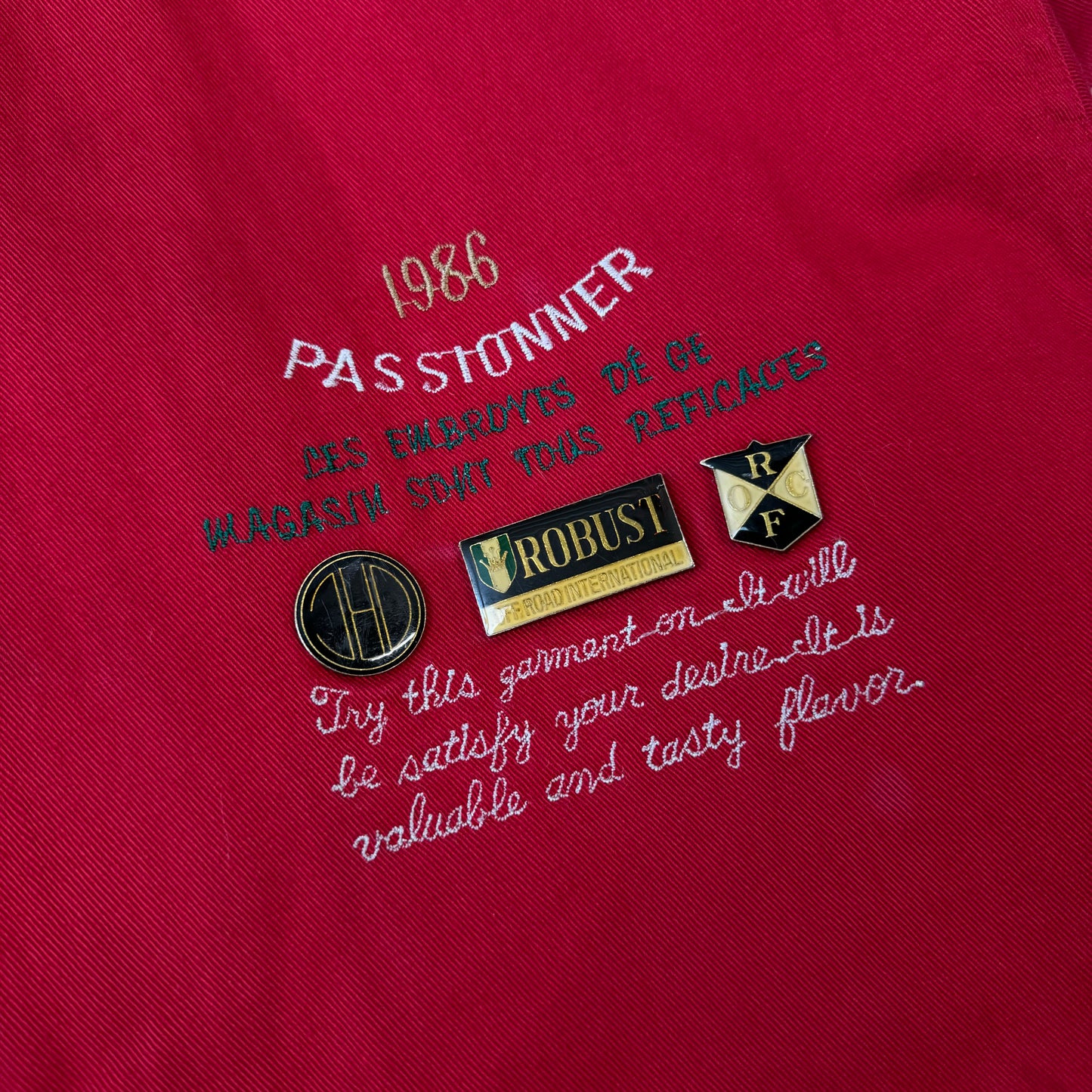 Vintage 1986 Racing Bomber Jacket [L/XL]