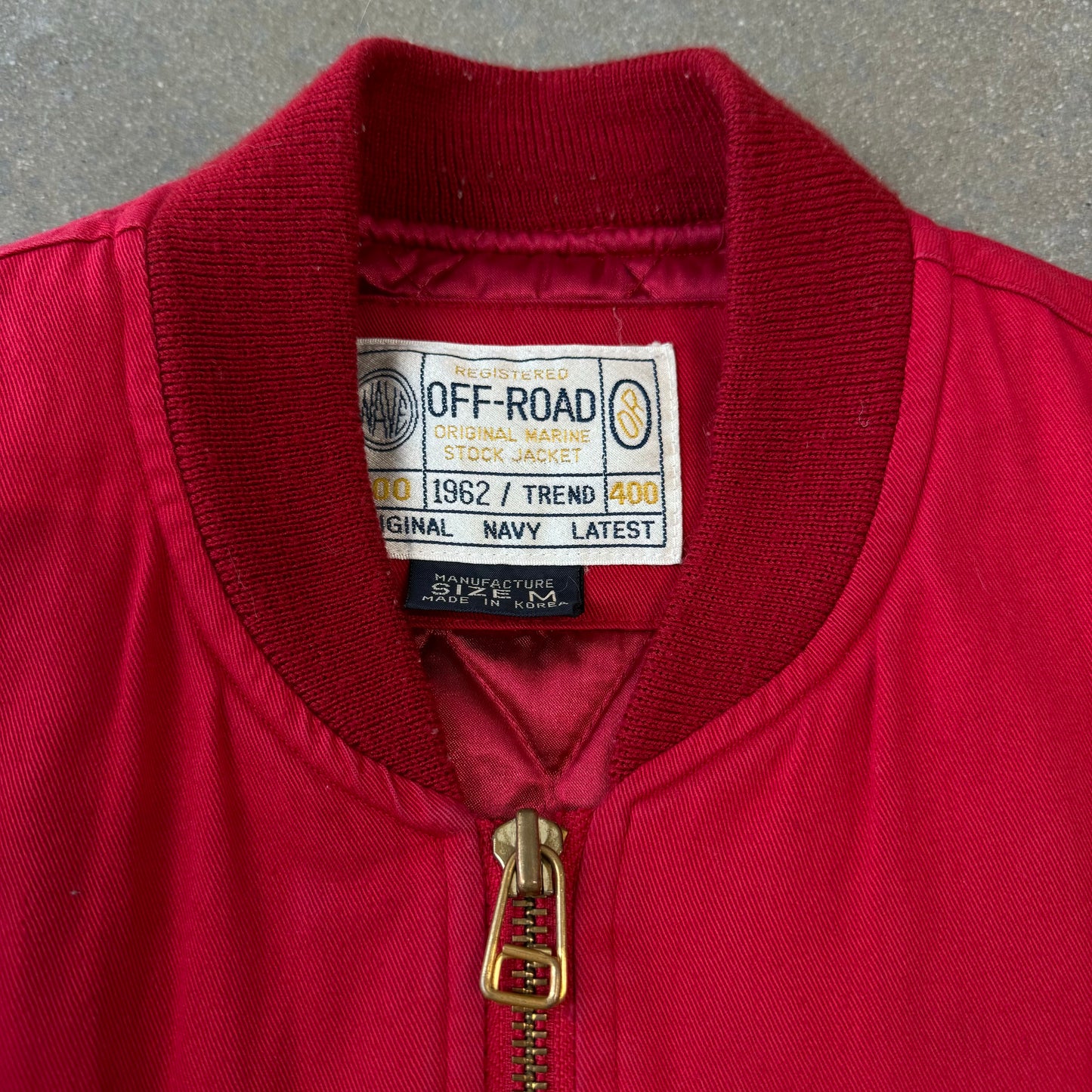 Vintage 1986 Racing Bomber Jacket [L/XL]