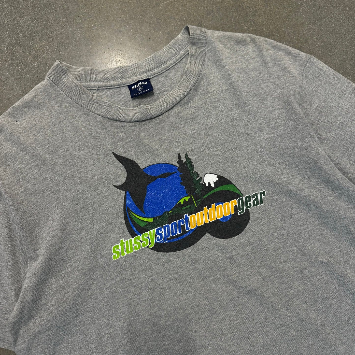 Vintage 1990s Stussy Sport T-Shirt [M]