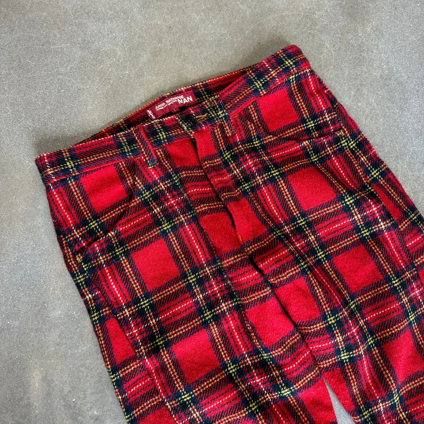 Levis x Comme Des Garcons x Junya Watanabe Man AD2012 Plaid Bottoms [33]