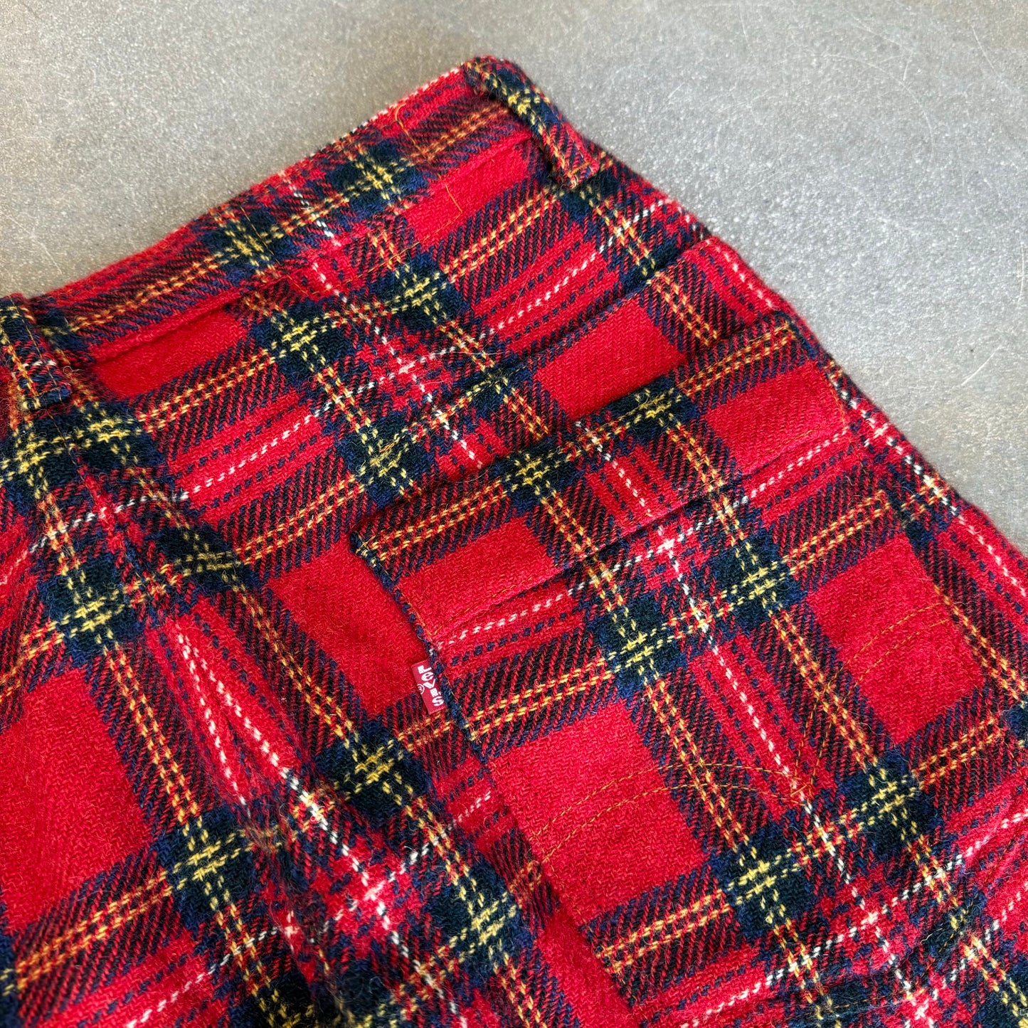 Levis x Comme Des Garcons x Junya Watanabe Man AD2012 Plaid Bottoms [33]