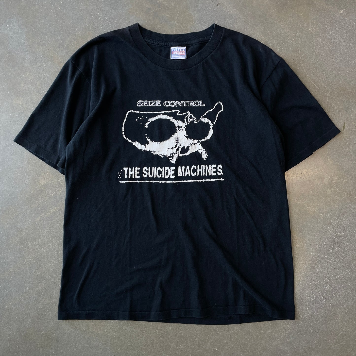 1990s The Suicide Machines Hardcore T-Shirt [XL]