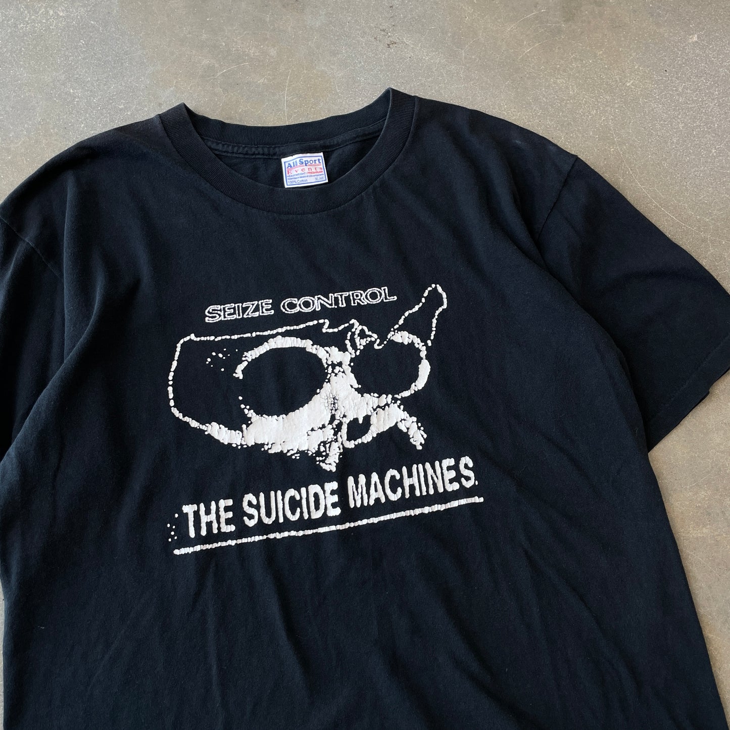 1990s The Suicide Machines Hardcore T-Shirt [XL]