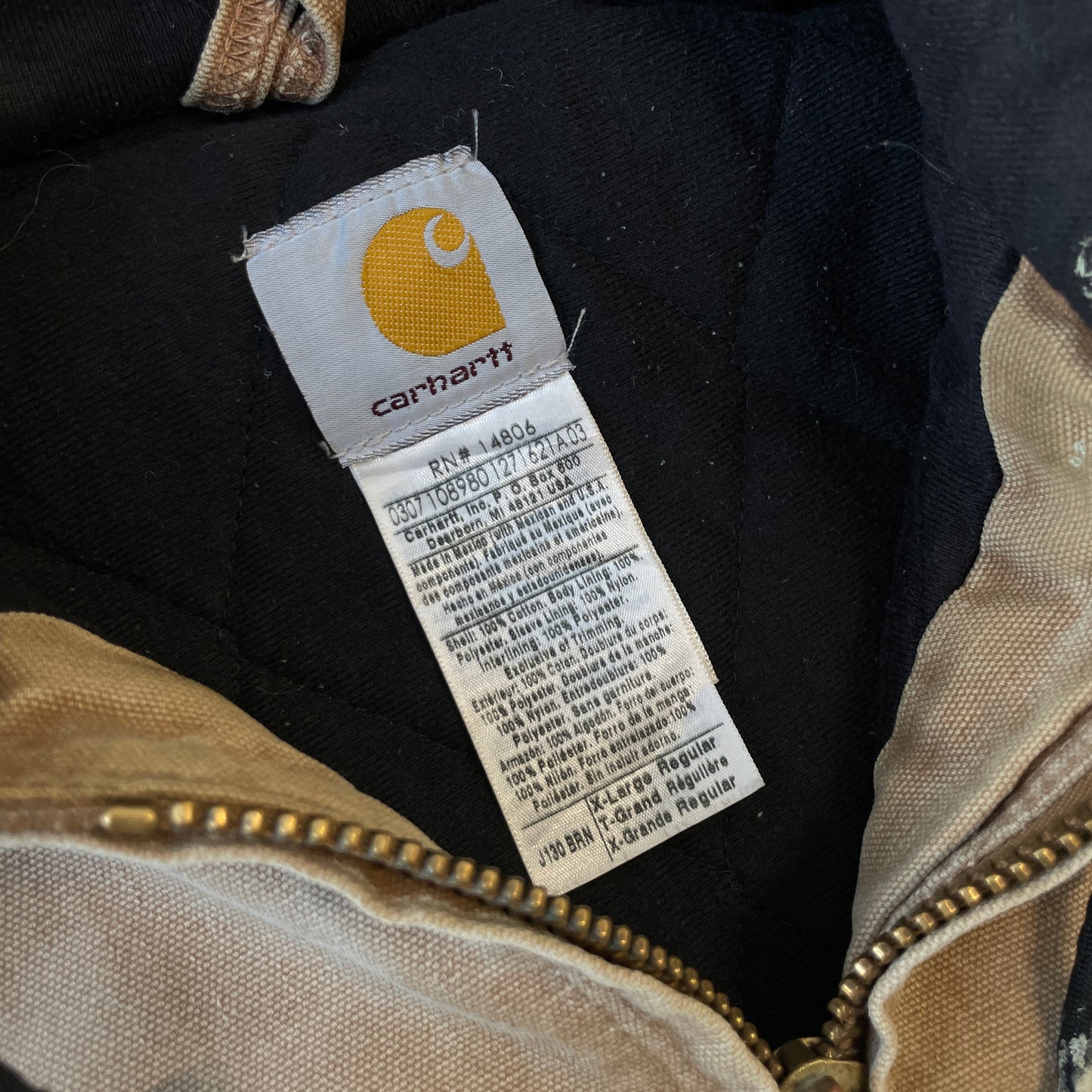 Y2K Distressed Carhartt Canvas Work Jacket