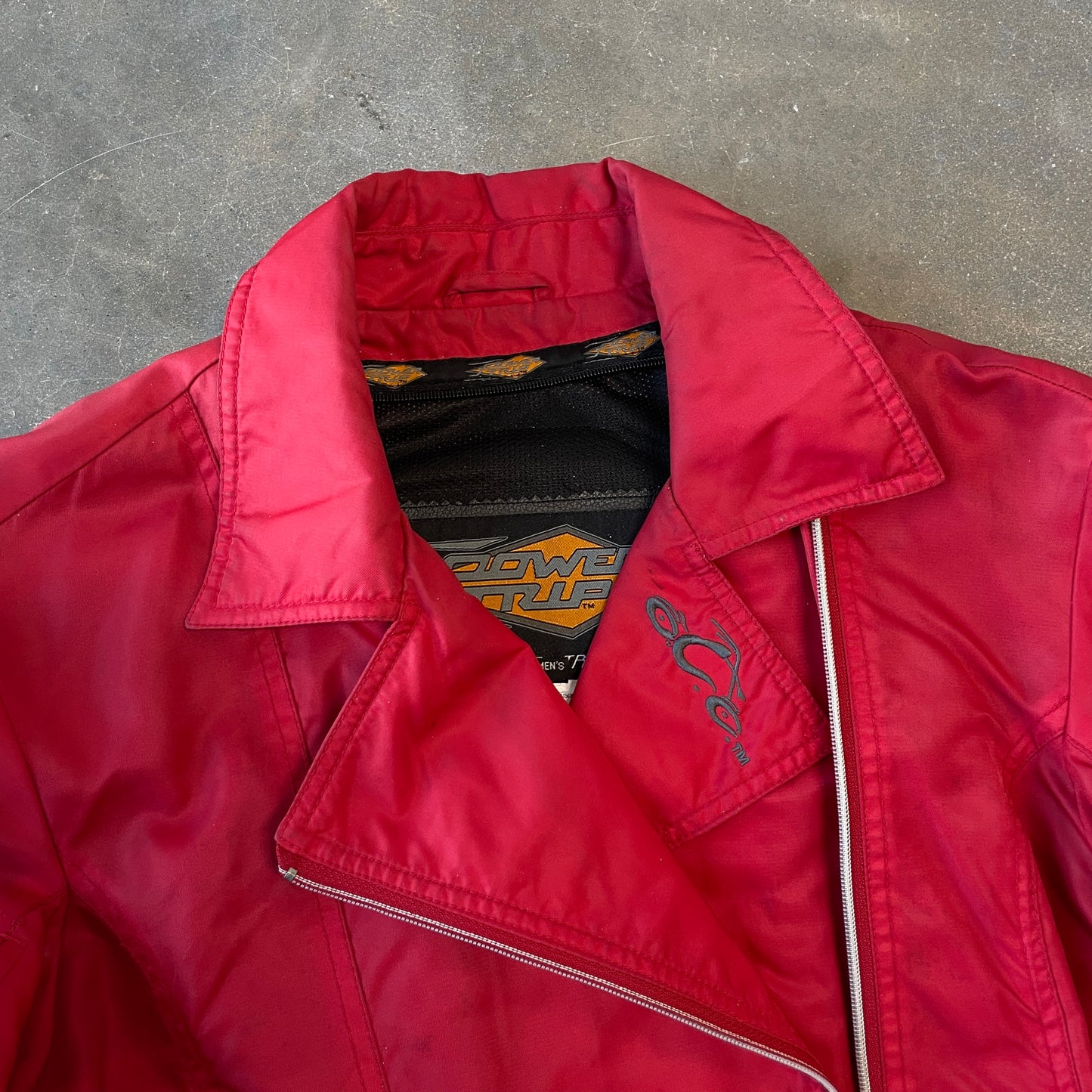 Y2K Orange County Choppers Motorcycle Flame Jacket [M/L]