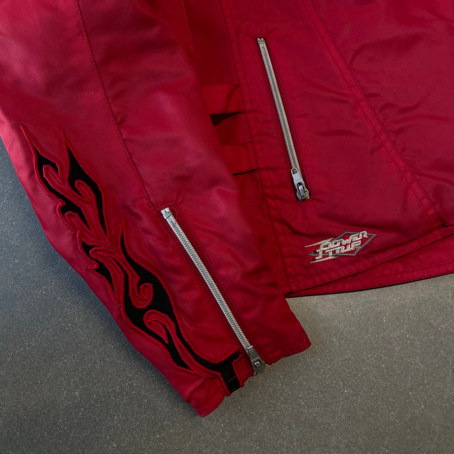 Y2K Orange County Choppers Motorcycle Flame Jacket [M/L]