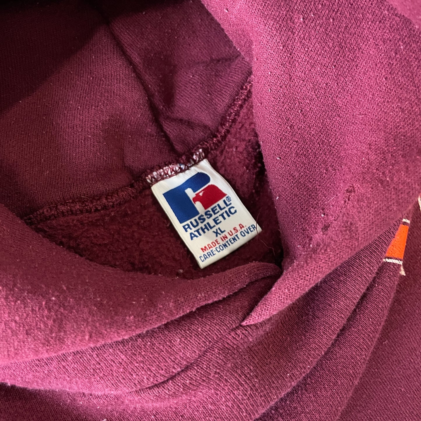 1990s Virginia Tech Russell Hoodie [XL]