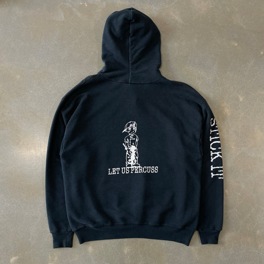 Y2K Drum "Let Us Percuss" Hoodie [L]