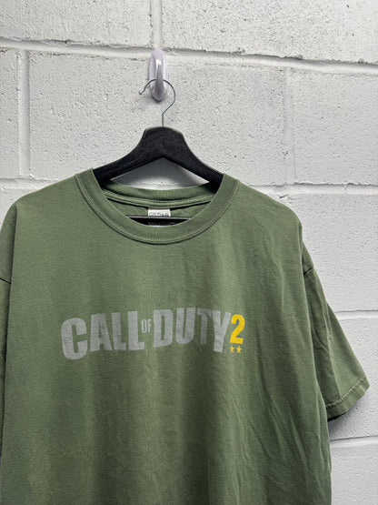 2000s Call of Duty 2 T-Shirt [XL]