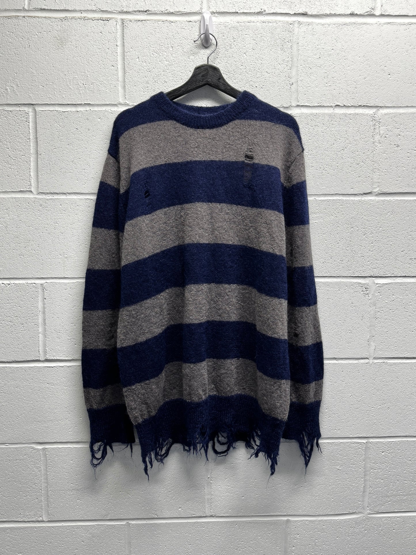 Number (N)ine Mohair Distressed Sweater [XL]
