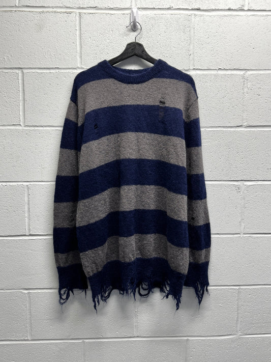 Number (N)ine Mohair Distressed Sweater [XL]