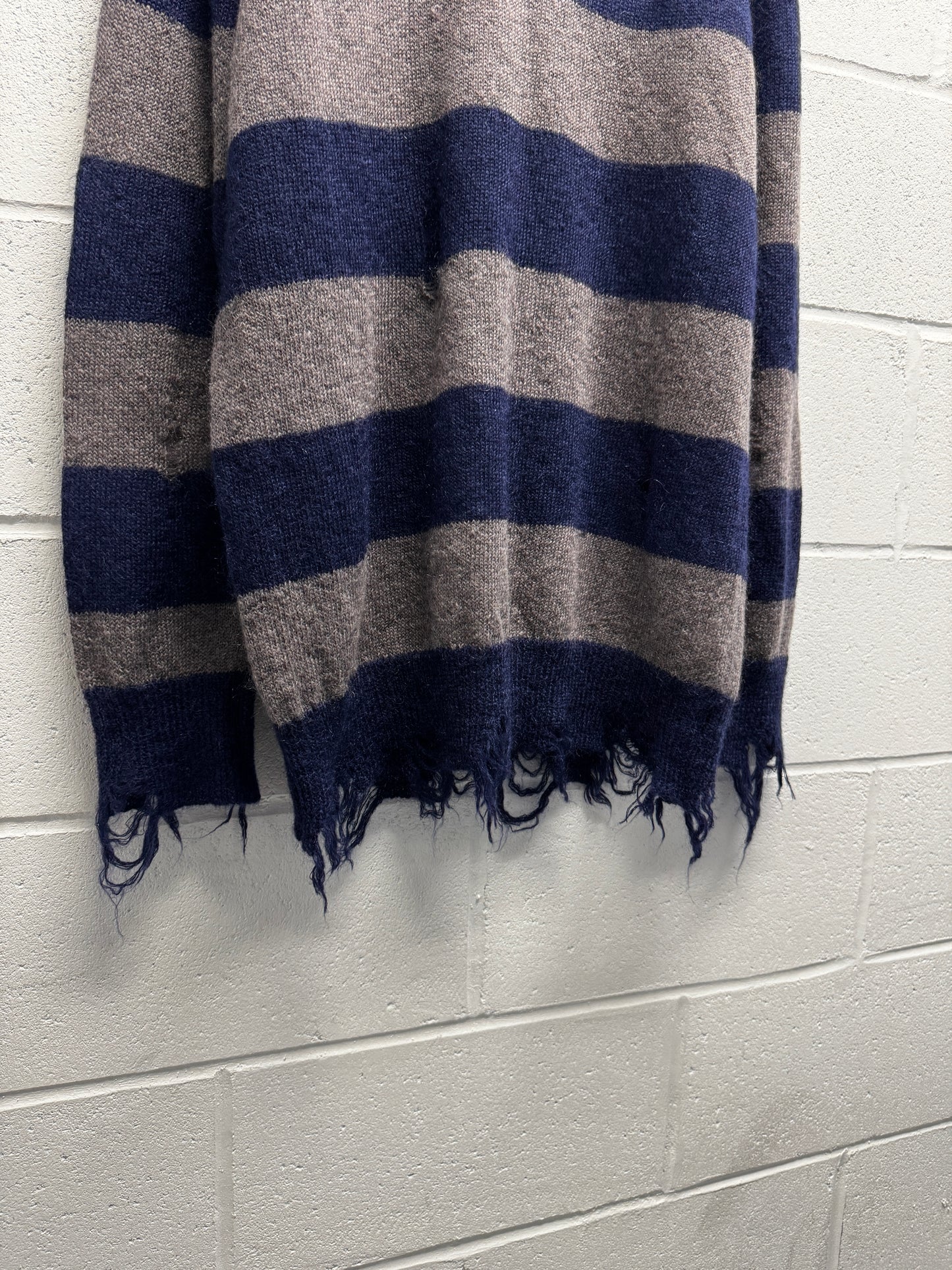 Number (N)ine Mohair Distressed Sweater [XL]