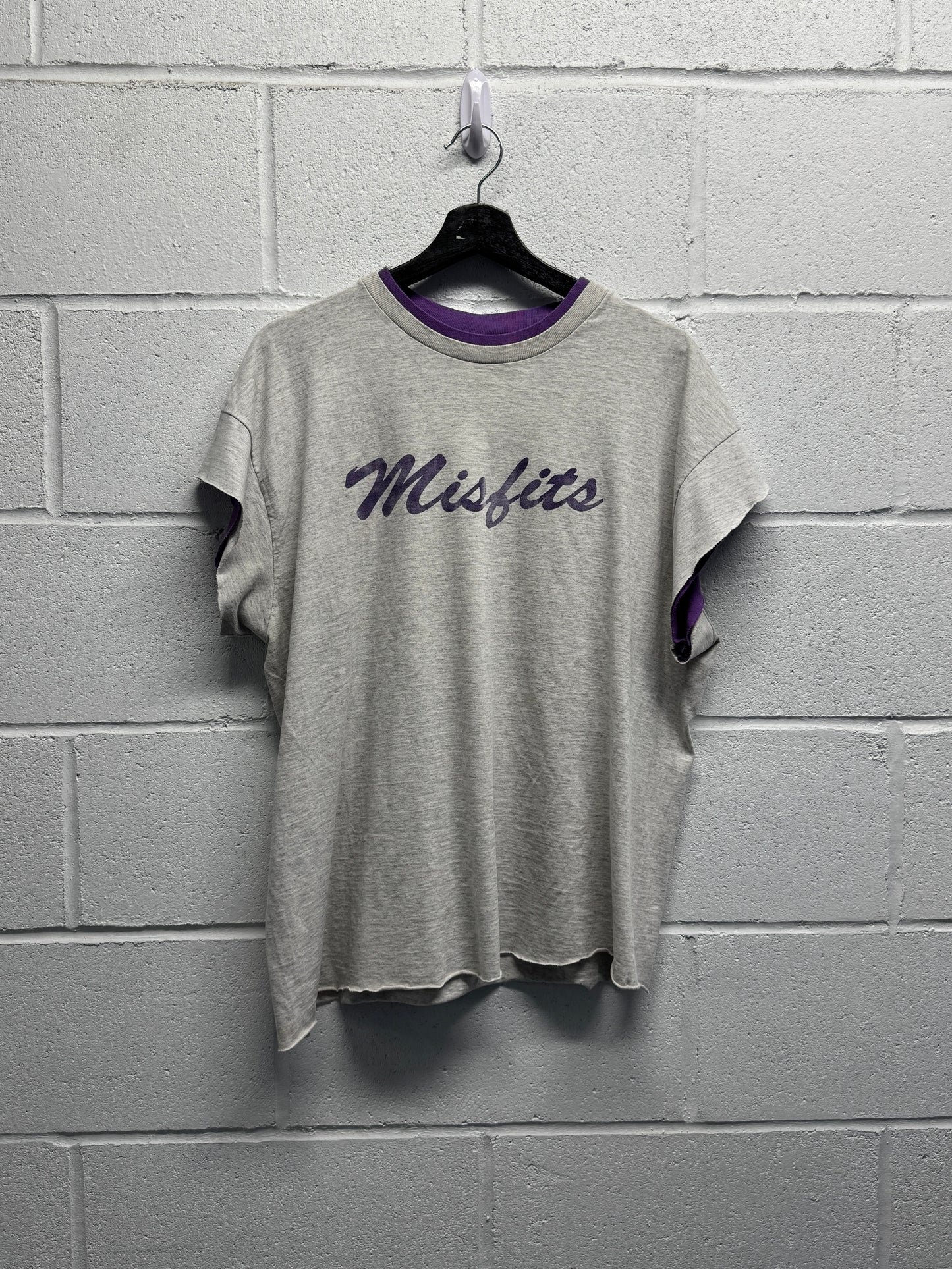 2000s Misfits Jersey Cutoff Shirt [XL]
