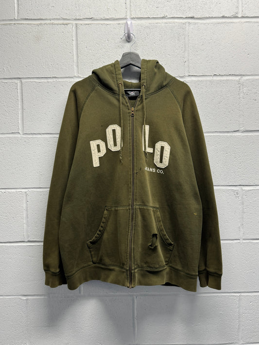 2000s Polo Zip-Up Jacket [XL]