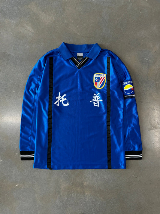 Vintage Y2K Nike Shenshua Football Club Longsleeve Jersey [M/L]
