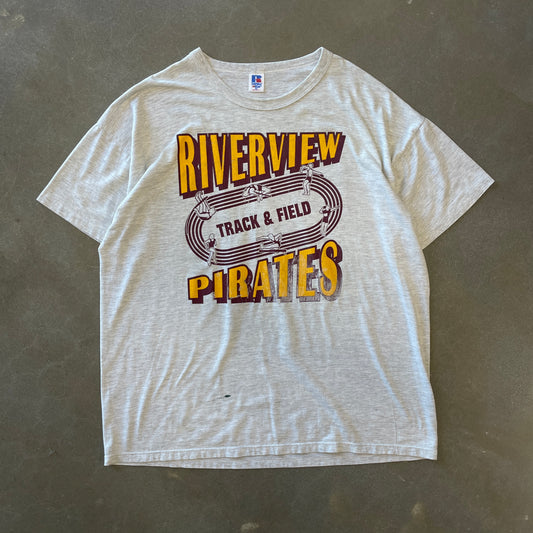 1990s Riverview Pirates Graphic T-Shirt [XL]