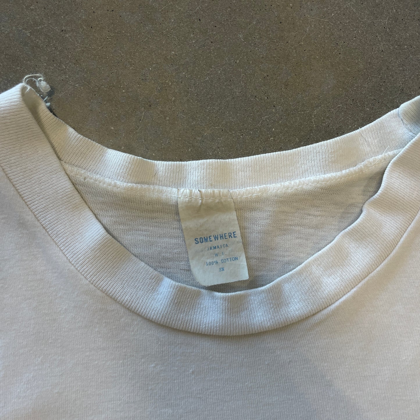 1980s Jamaica Mickey Souvenir Boxy T-Shirt [M/L]