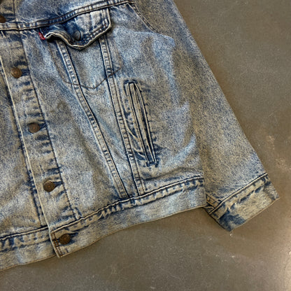 1980s Levis Made in USA Flannel Lined Jacket [L]