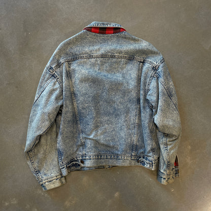 1980s Levis Made in USA Flannel Lined Jacket [L]
