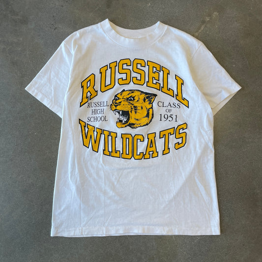 1980s Russell Wildcats T-Shirt [M]