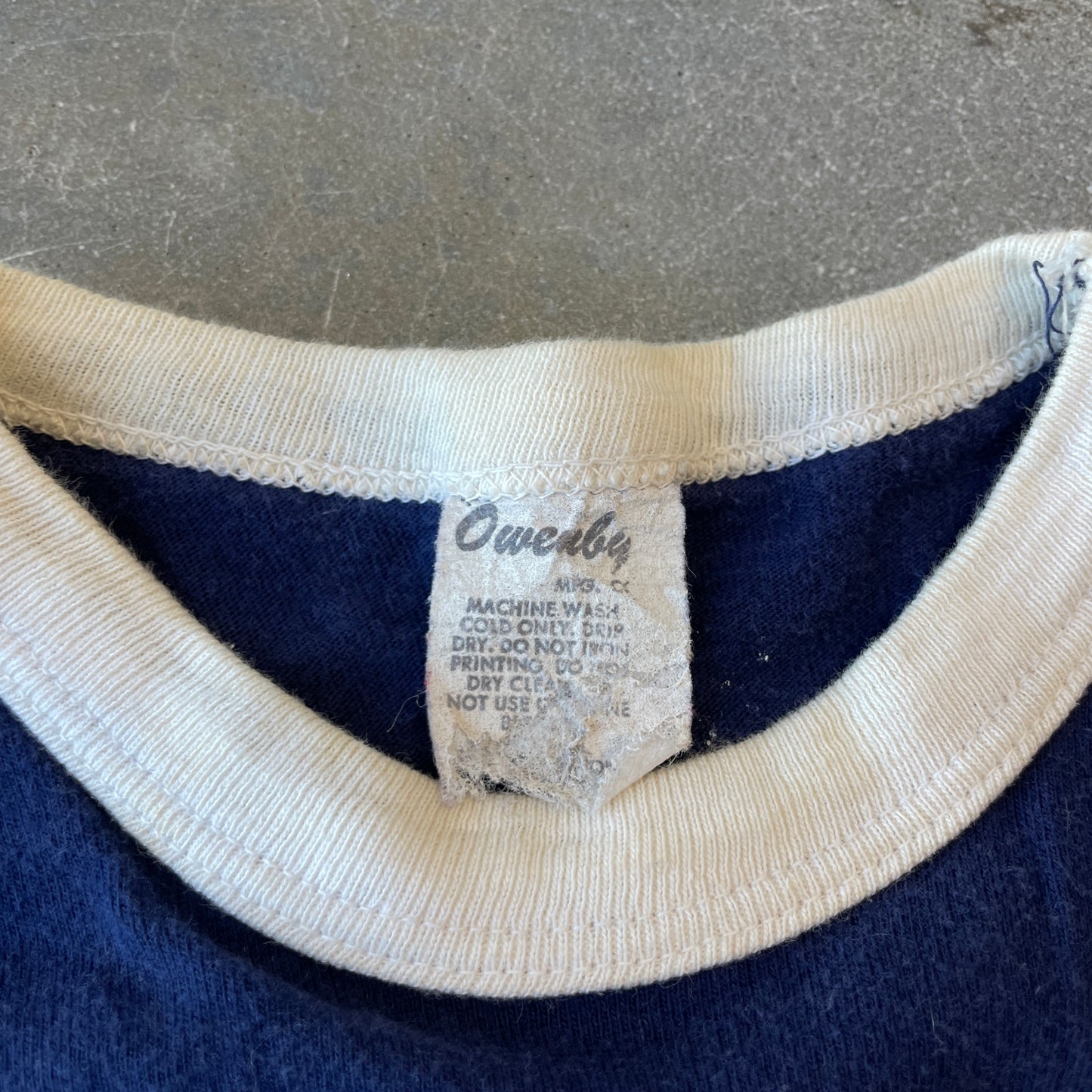 1970s #1 Longsleeve Baby Tee Shirt [XS]