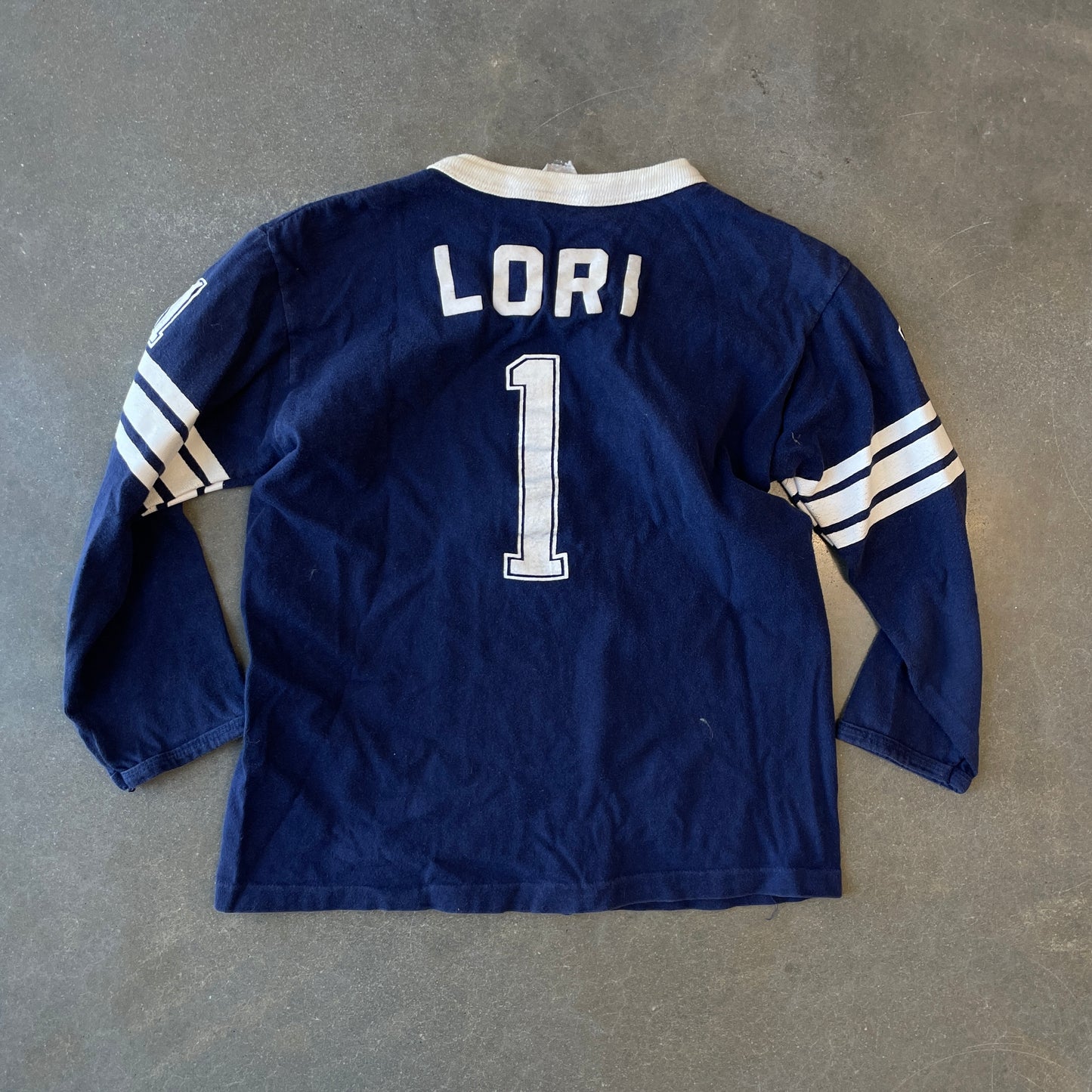 1970s #1 Longsleeve Baby Tee Shirt [XS]