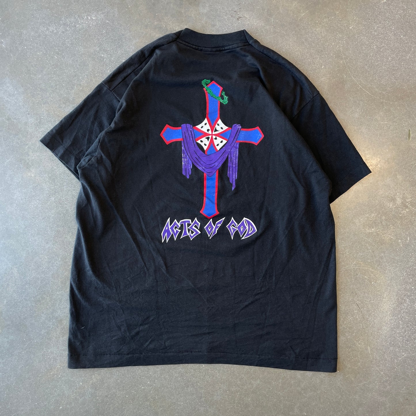 1990s Agis of God Band T-Shirt [L]