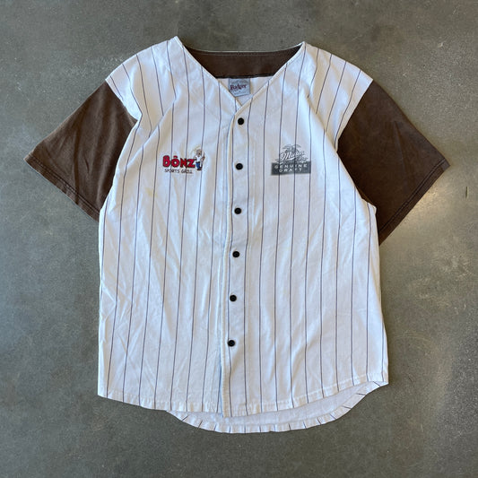 1990s Miller Button-Up Brown Jersey [M]