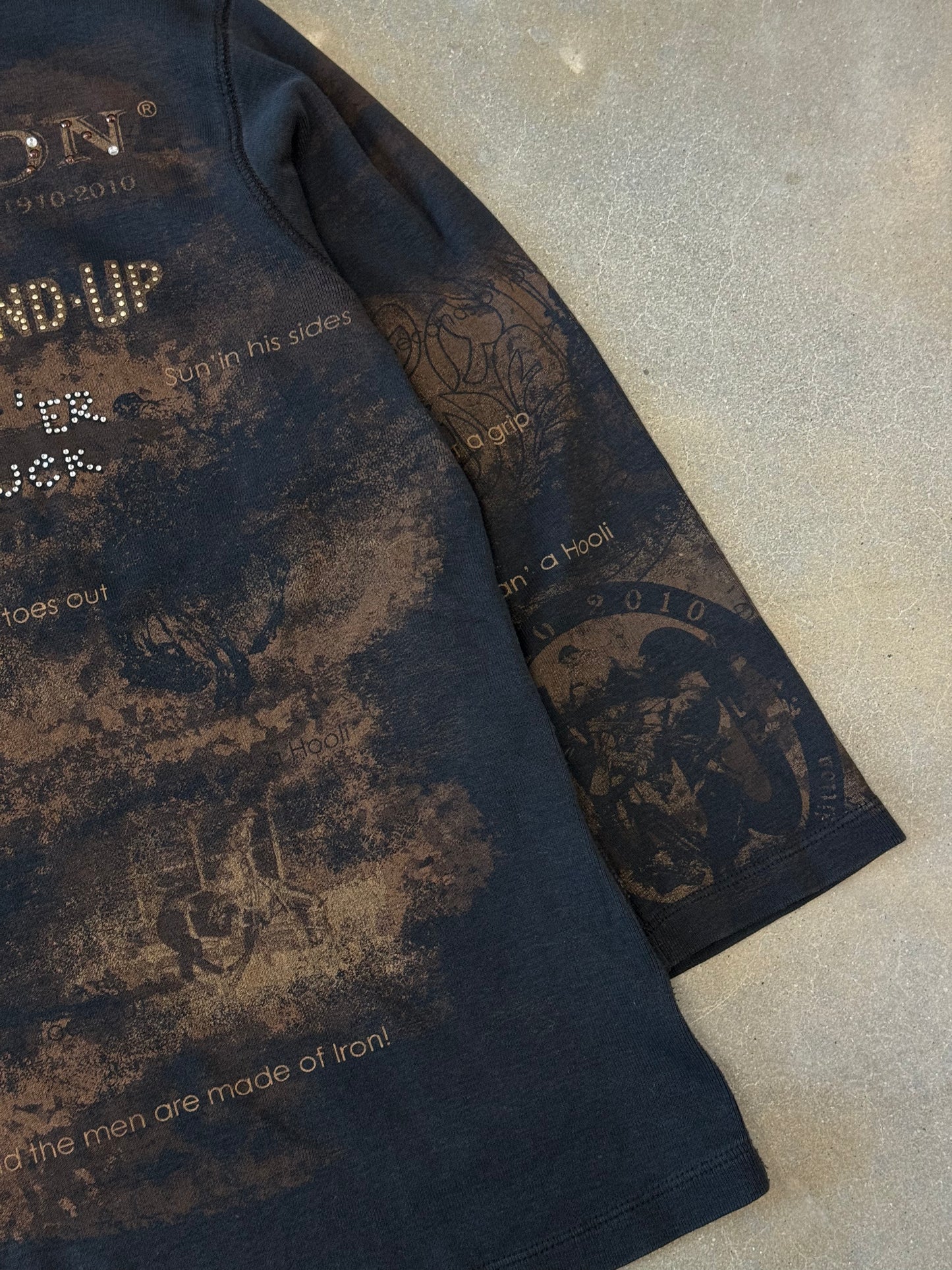 Vintage Y2K Pendleton Bedazzled All Over Print Longsleeve [L]