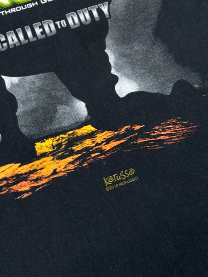 Vintage Y2K Call of Duty Jesus Parody T-Shirt [M]