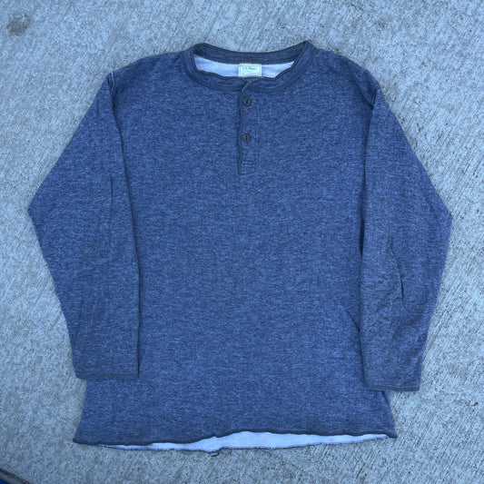 1980s L.L. Bean Henley Layering Shirt [L]