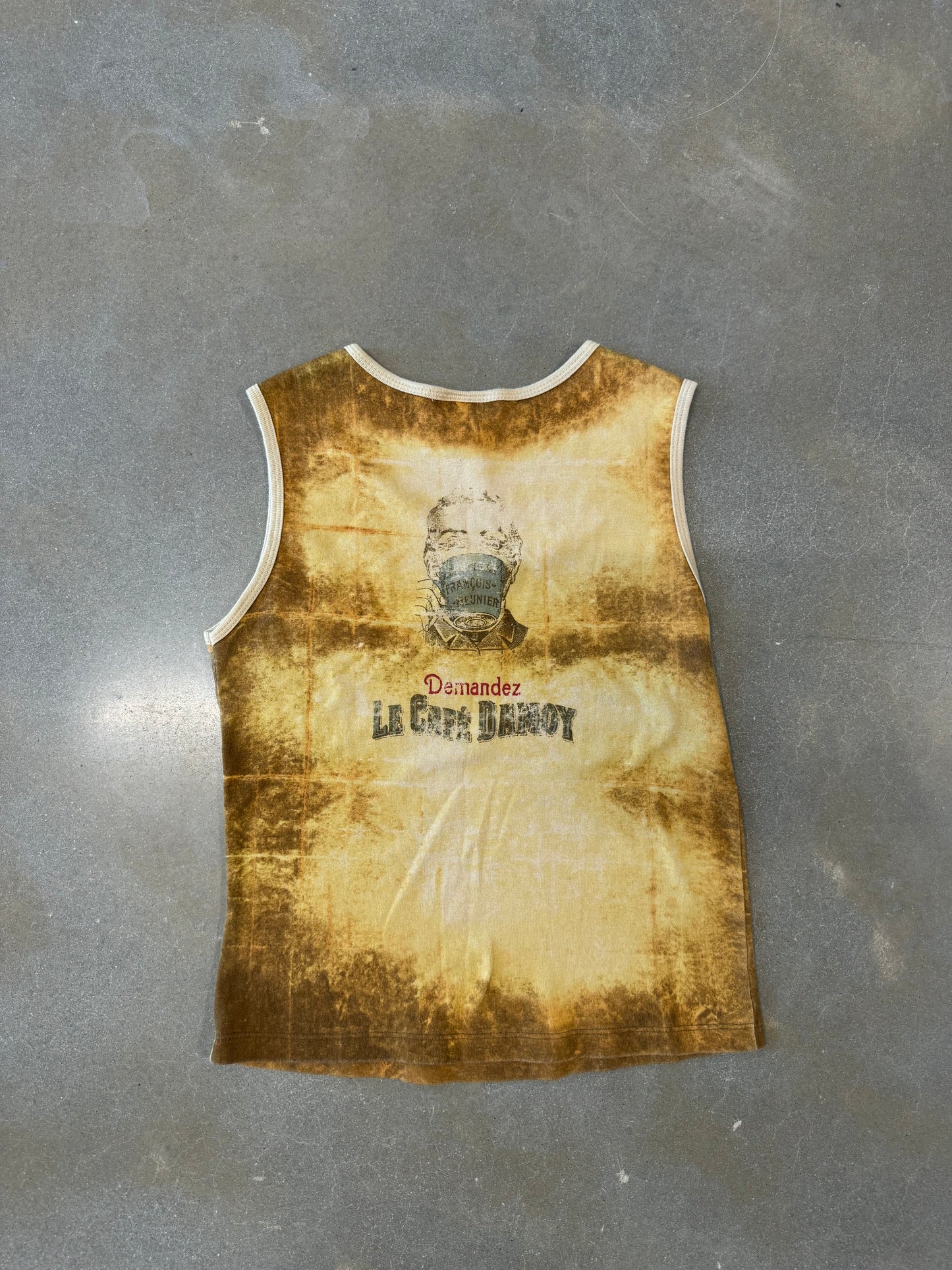 Vintage Y2K Skinny Minnie Le Cafe Damoy Sleeveless T-Shirt [M/L]