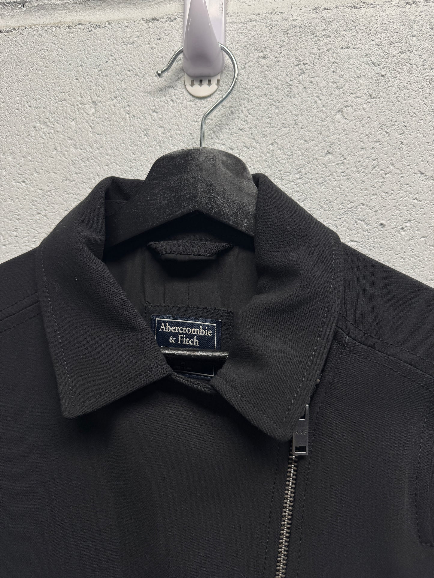 2000s Abercrombie & Fitch Assymetrical Biker Jacket [M]