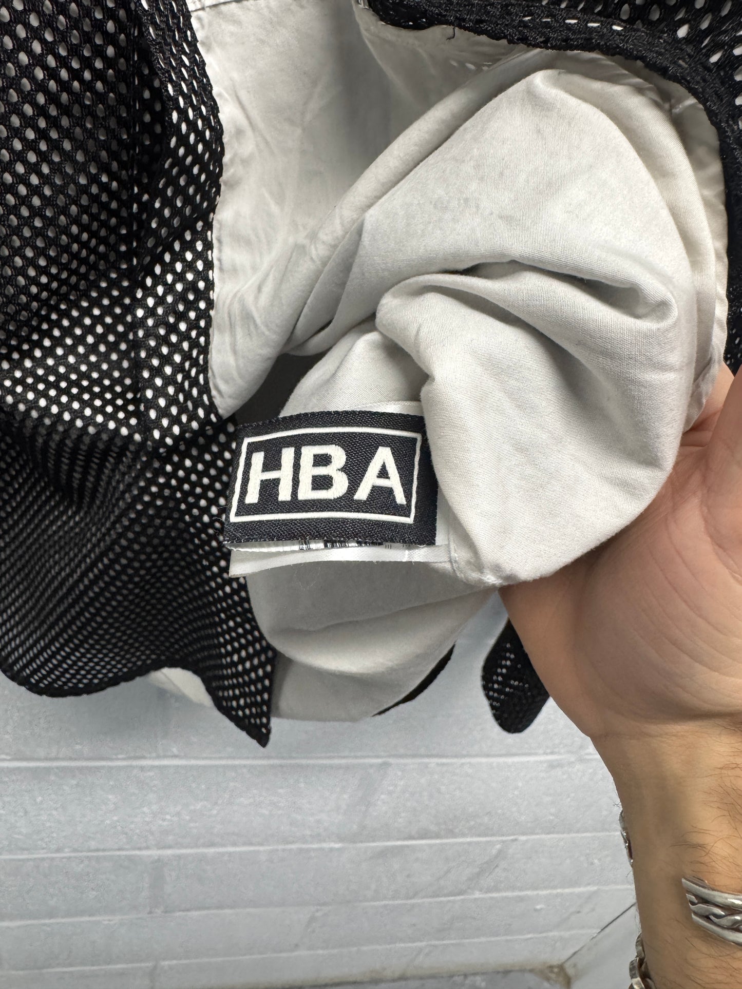 Hood By Air Mesh Double Layer Button-Up [XL]