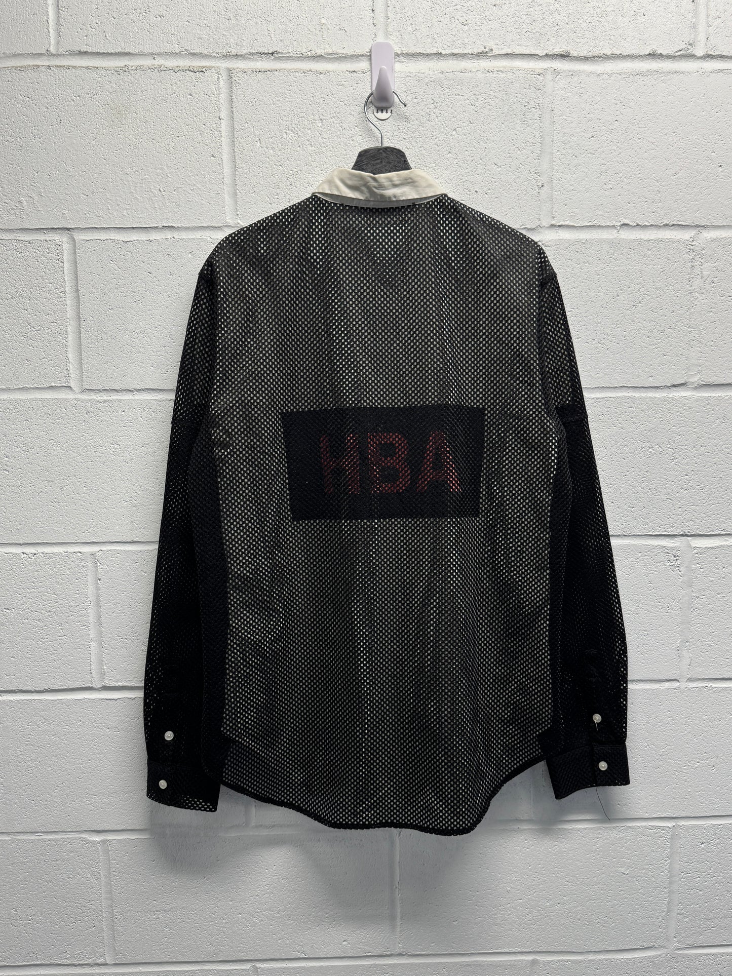 Hood By Air Mesh Double Layer Button-Up [XL]